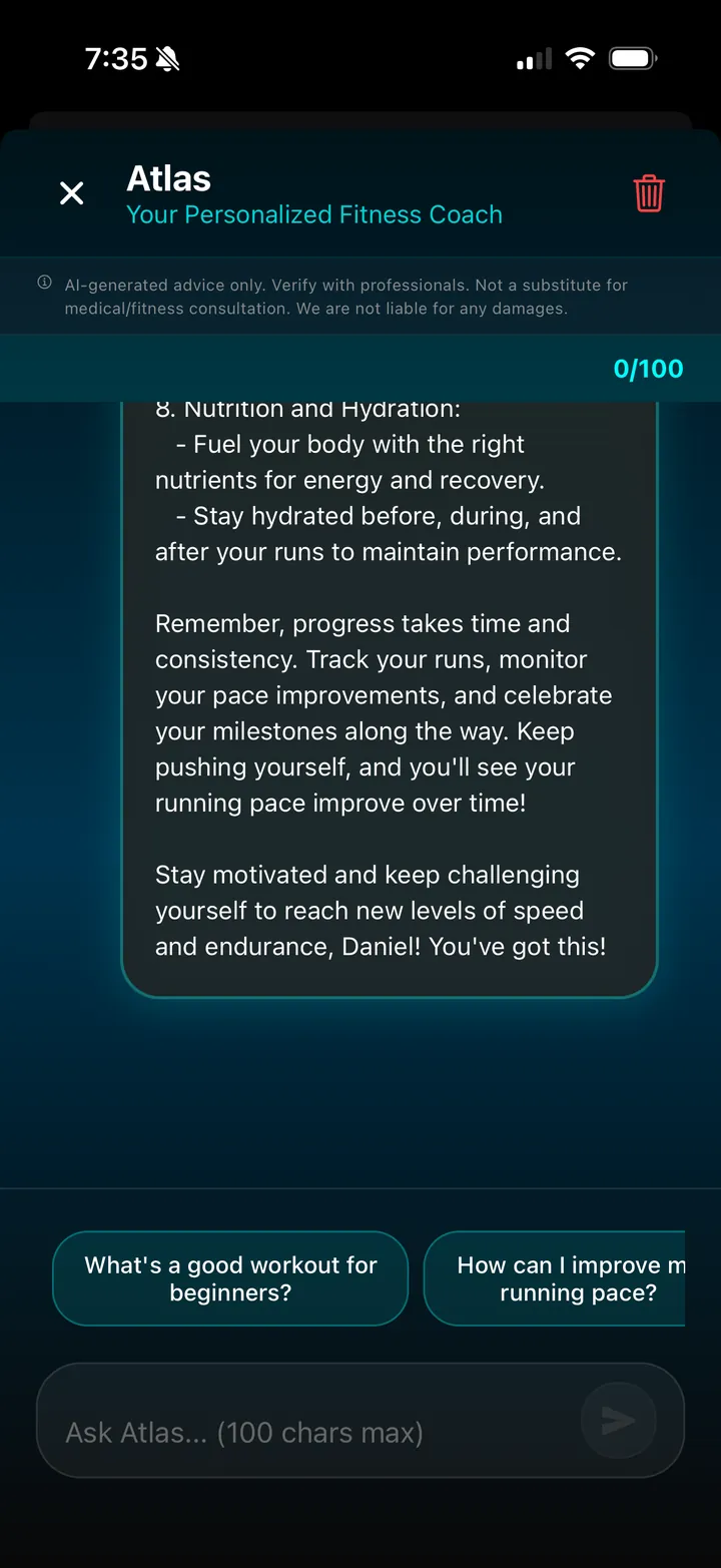 Atlas, BetterU's AI fitness coach